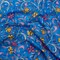 1 Yard Cotton Voile Blue and Yellow Floral Apollos Laurel Print Fabric